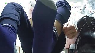 Lick my chubby servant-girl with an increment of sweaty male 9.5 hands